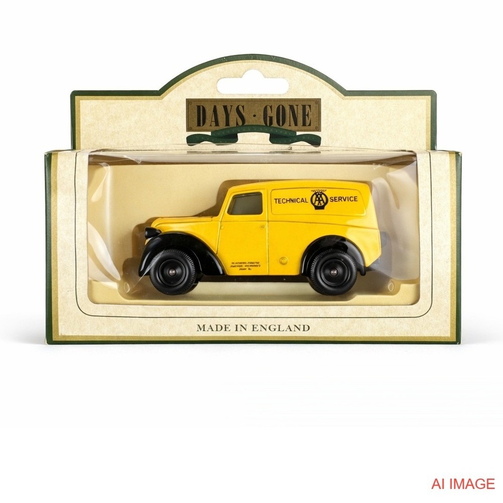 Lledo Days Gone 1950 Morris Z Van Technical Service AA Diecast‎ Model 58014 NEW